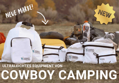 Cowboy Camping als neue Marke für UL Equipment bei uns